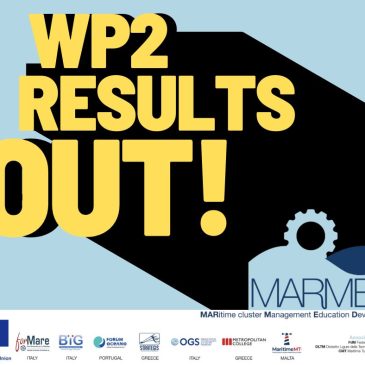 MarMED project – WP2 report on “Skill Gaps Analysis”