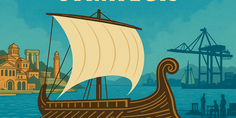 "ΣΤΡΑΤΗΓΙΣ" ορ "Strategis" - the name of one of the 279 Ancient Athenian Triremes